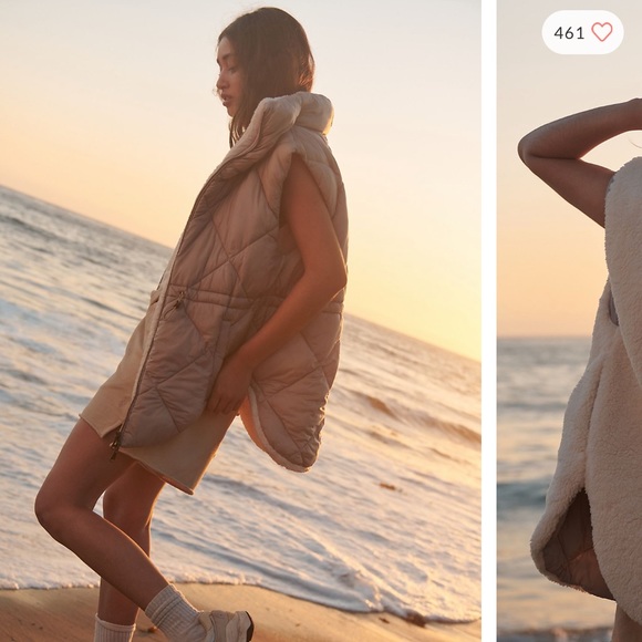 COPY - Free people Venture on reversible puffer vest - Picture 1 of 12